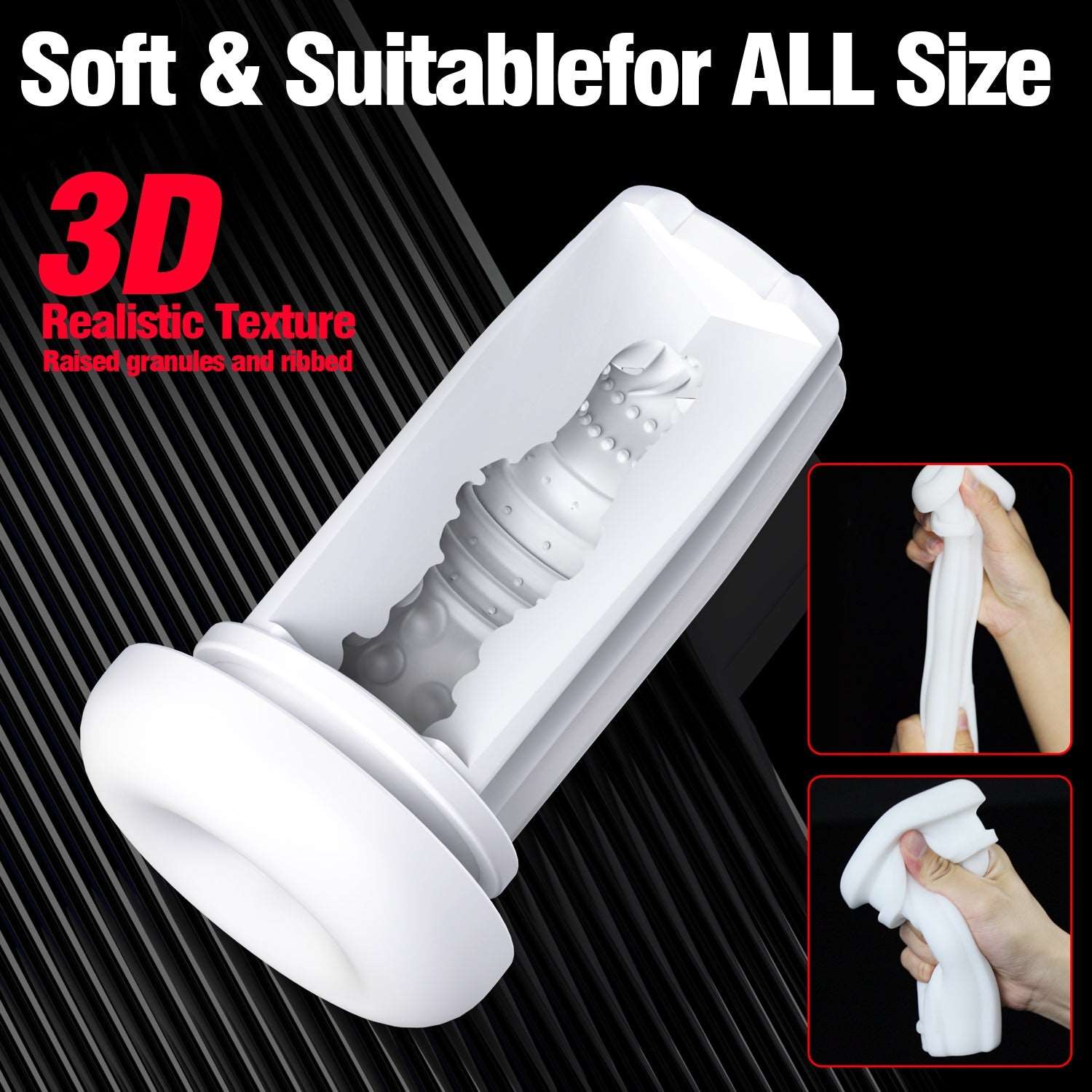 Aroselove - 007 PRO 9-Frequency Suction 9-Frequency Vibration Heating and Sound-Enabled Male Masturbator - Aroselove