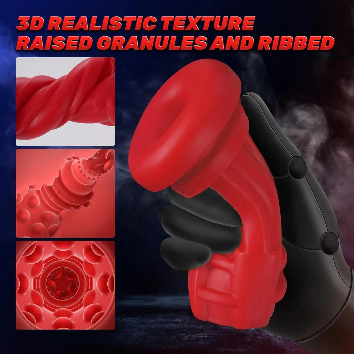 Aroselove - 9 Sucking 9 Vibrating Male Masturbator Heating Vagina Masturbation Blowjob - Aroselove