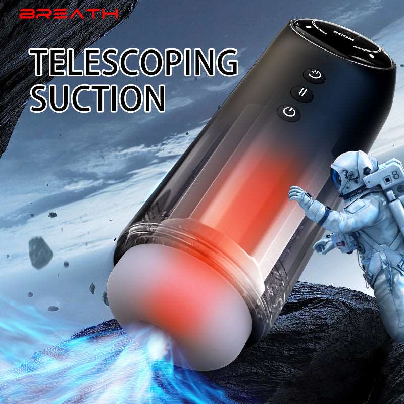 Aroselove - 4 Frequency Retractable Sucking Heated Male Masturbator - Aroselove