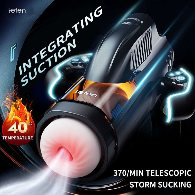 Aroselove - Deluxe 10-Mode Heating Male Masturbator with USB-C Charging - Aroselove