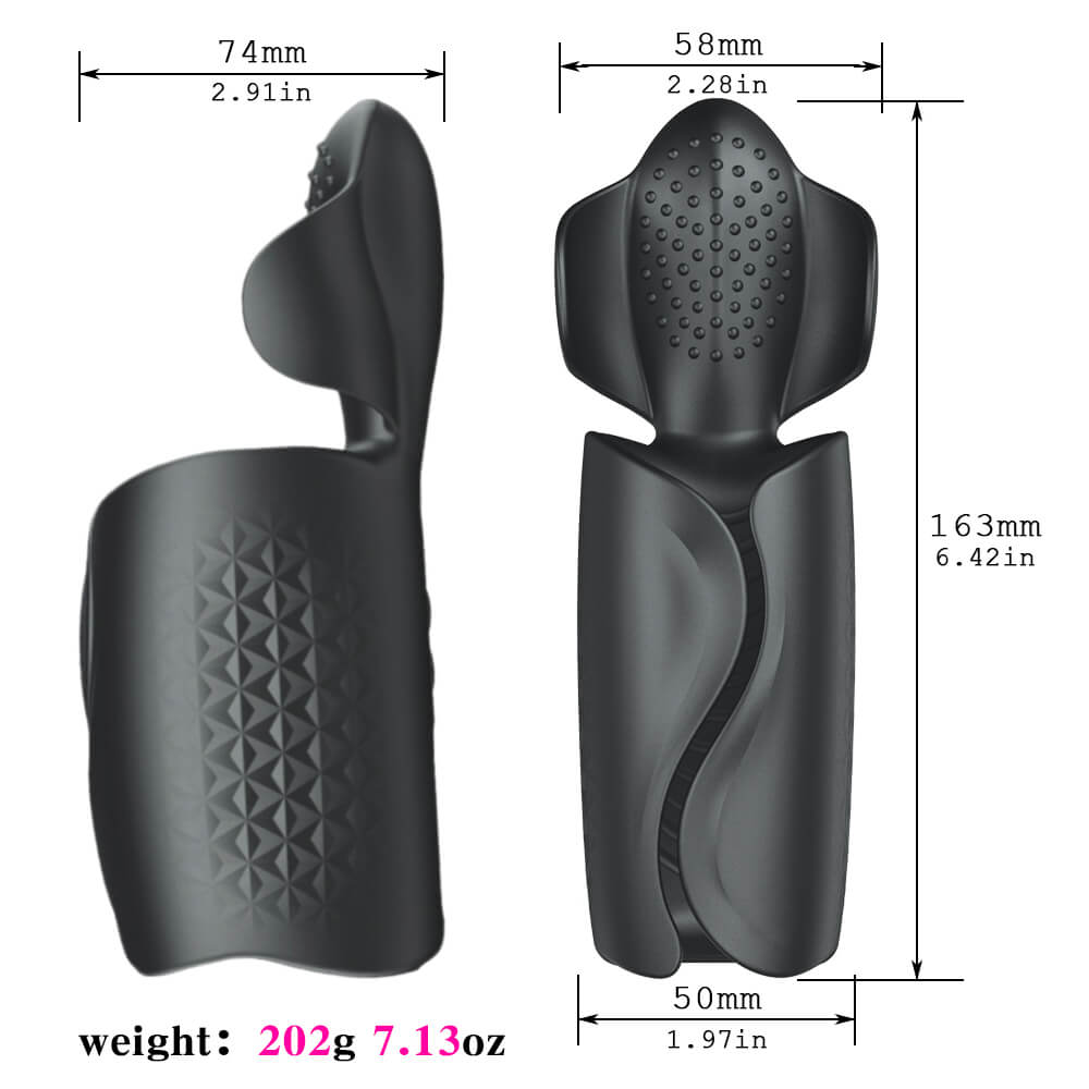 Amanda-10 Vibrating Wrapped Pulse Masturbation Trainer