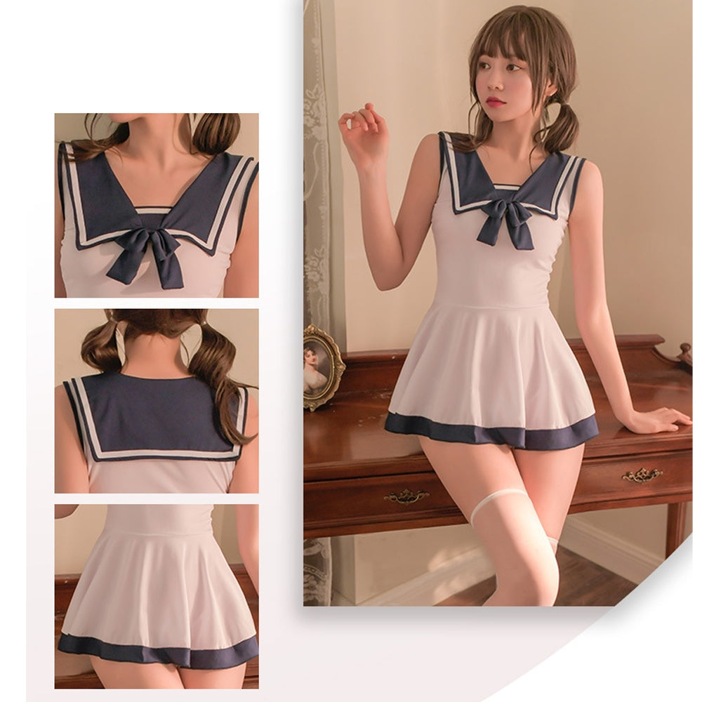 Cute Sailor Cosplay Mini Dress