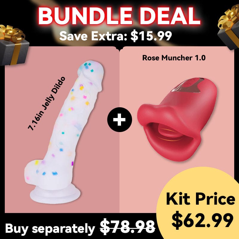 Rose Muncher 10 Biting & 10 Vibrating Modes Stimulate Nipple Clitoral Women Vibrator - Aroselove
