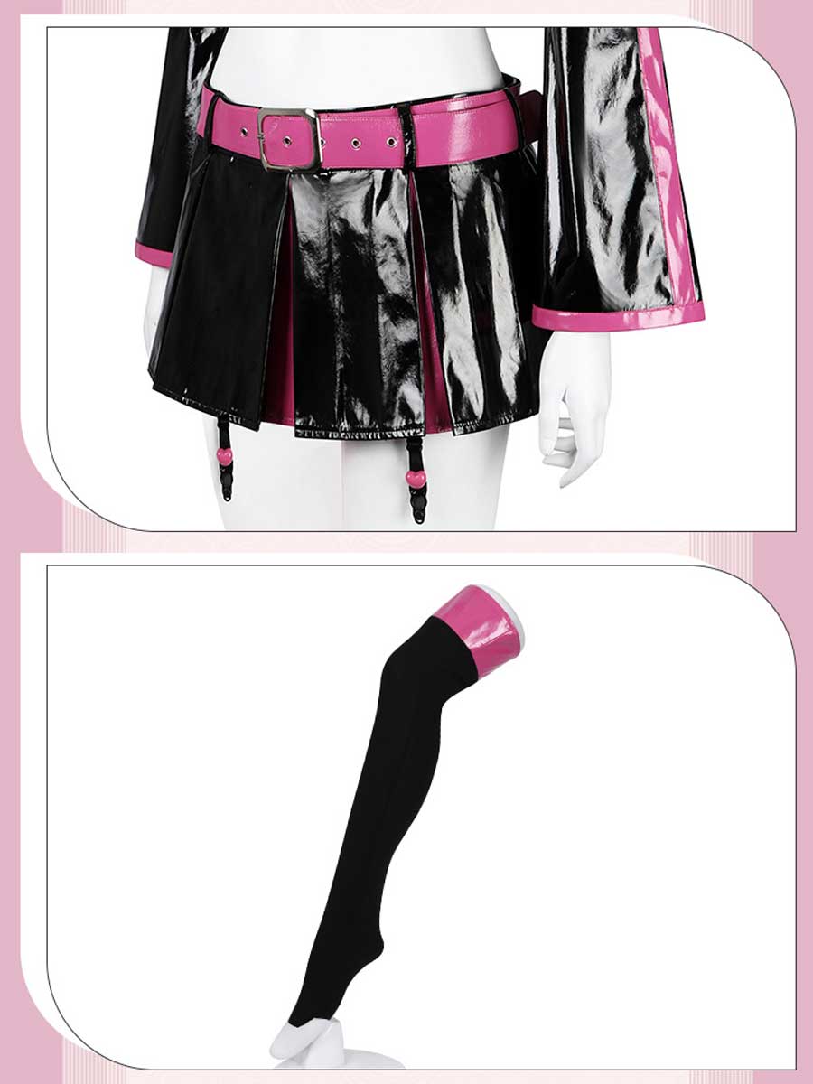Anime Black & White Angel Costume