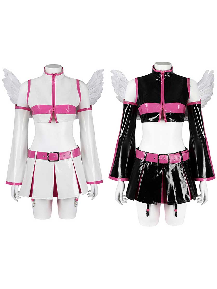 Anime Black & White Angel Costume