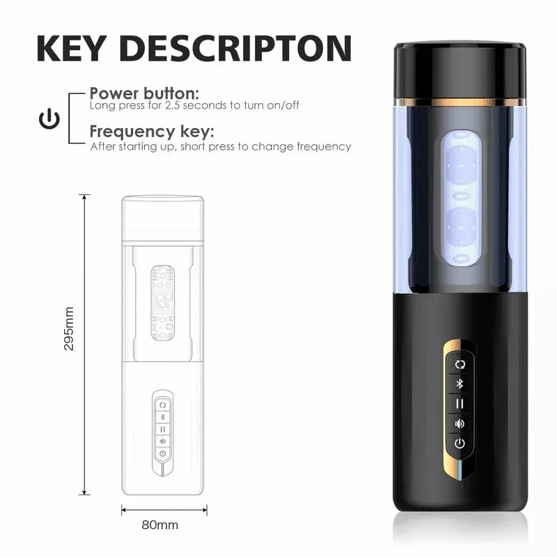 Aroselove - Male Automatic Telescopic Male Masturbation Intelligent Voice Pussy Blowjob - Aroselove