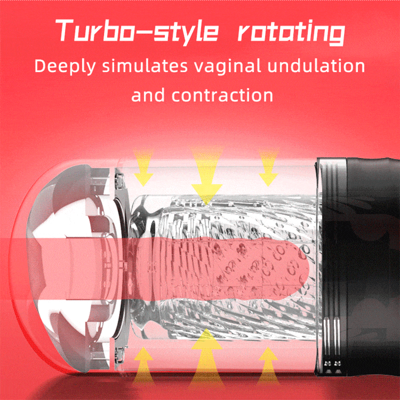 Aroselove - Rotating Suction and Sound-Enabled Male Masturbator - Aroselove