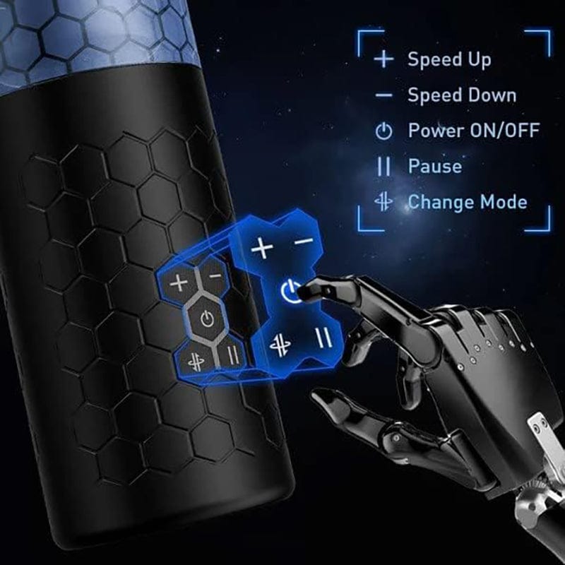 Aroselove - Samurai 3.0 - 10 Thrusting Spinning Telescopic And Rotating Masturbation Cup - Aroselove