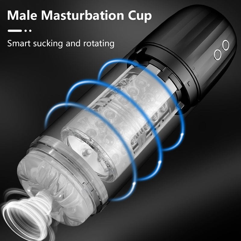 Aroselove - 7-Frequency Suction Rotation Male Aircraft Cup - Aroselove