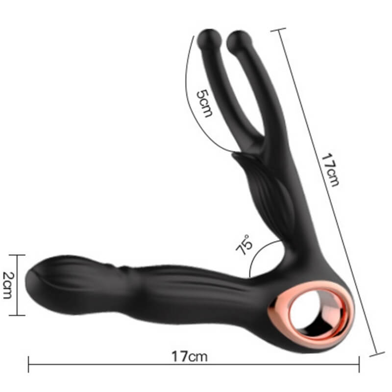 3 IN 1 Wireless Remote Control Male Prostate Massager
