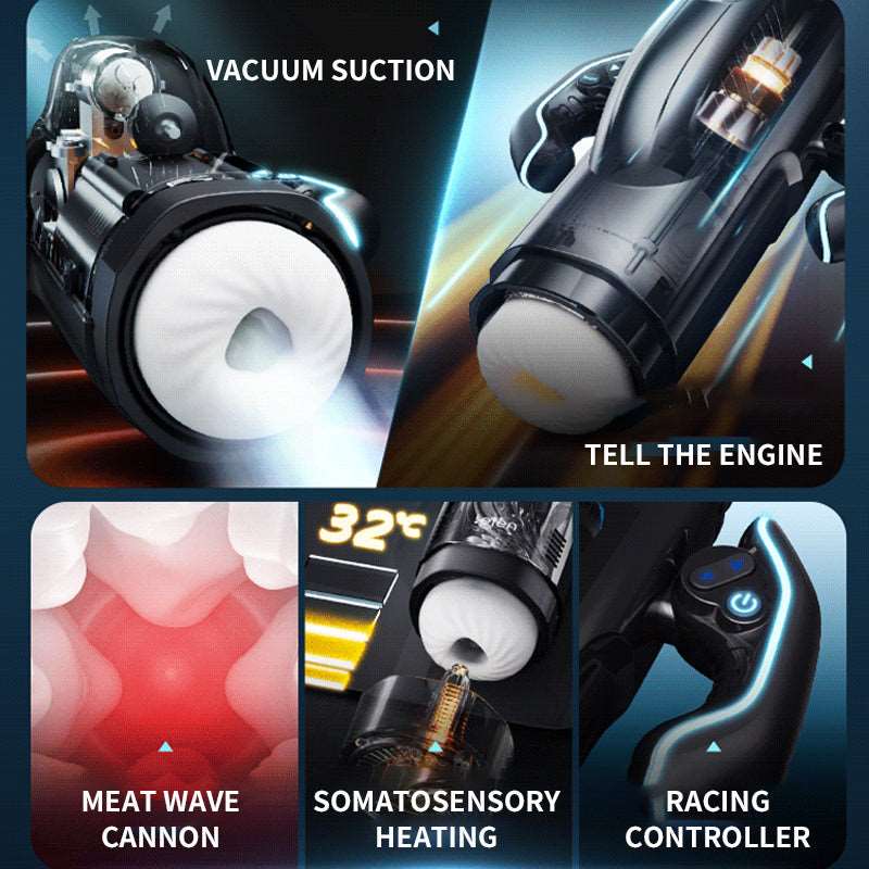 Aroselove - Deluxe 10-Mode Heating Male Masturbator with USB-C Charging - Aroselove