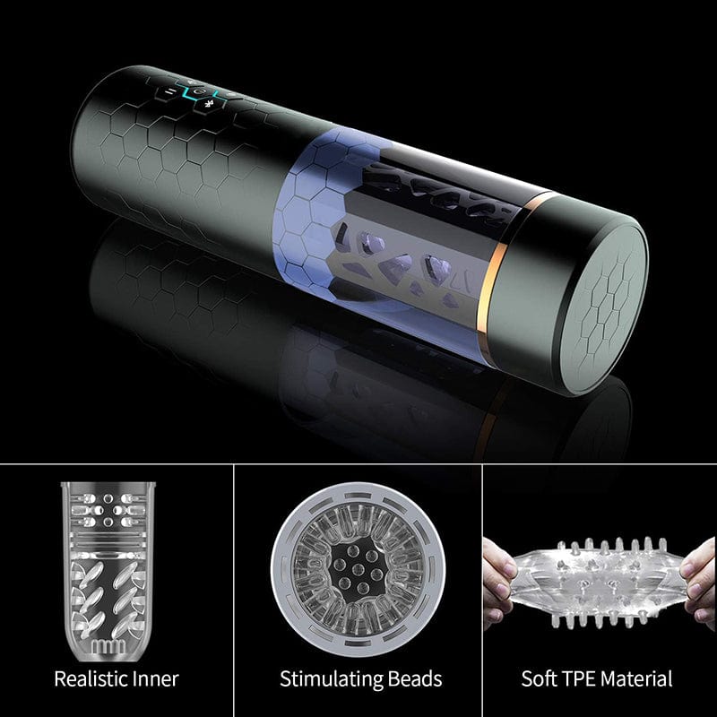 Aroselove - Samurai 3.0 - 10 Thrusting Spinning Telescopic And Rotating Masturbation Cup - Aroselove