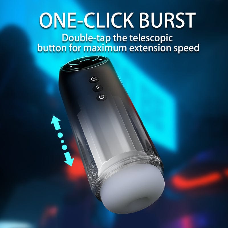 Aroselove - 4 Frequency Retractable Sucking Heated Male Masturbator - Aroselove