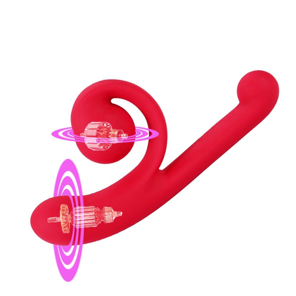 4 in 1 Snail Dual Stimulation Vibrator for Woman’s Clitoris and G-Spot