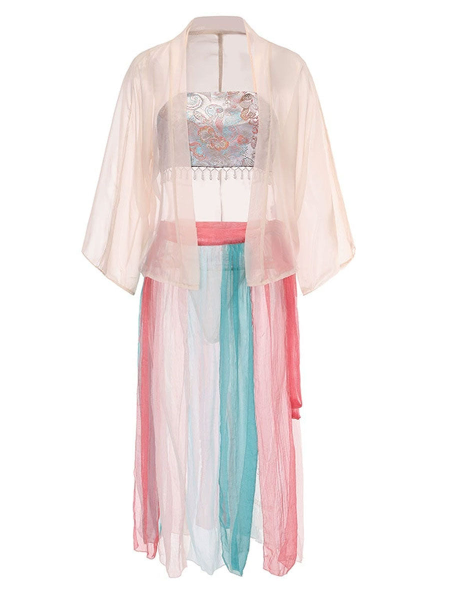 4 Pieces Sexy Geisha Costume