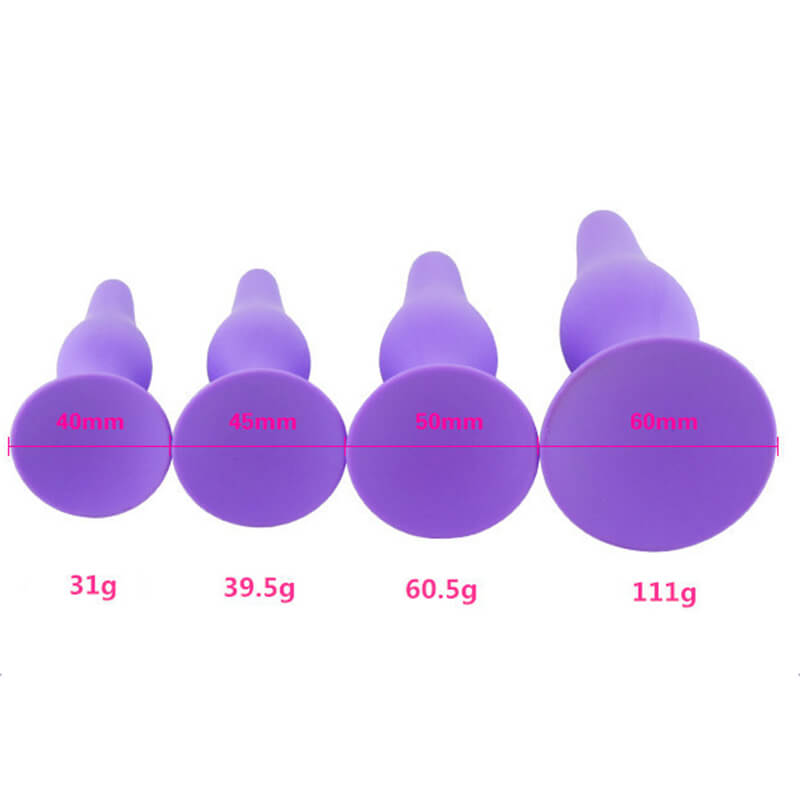 Silicone Butt Plug 4pcs Training Kit