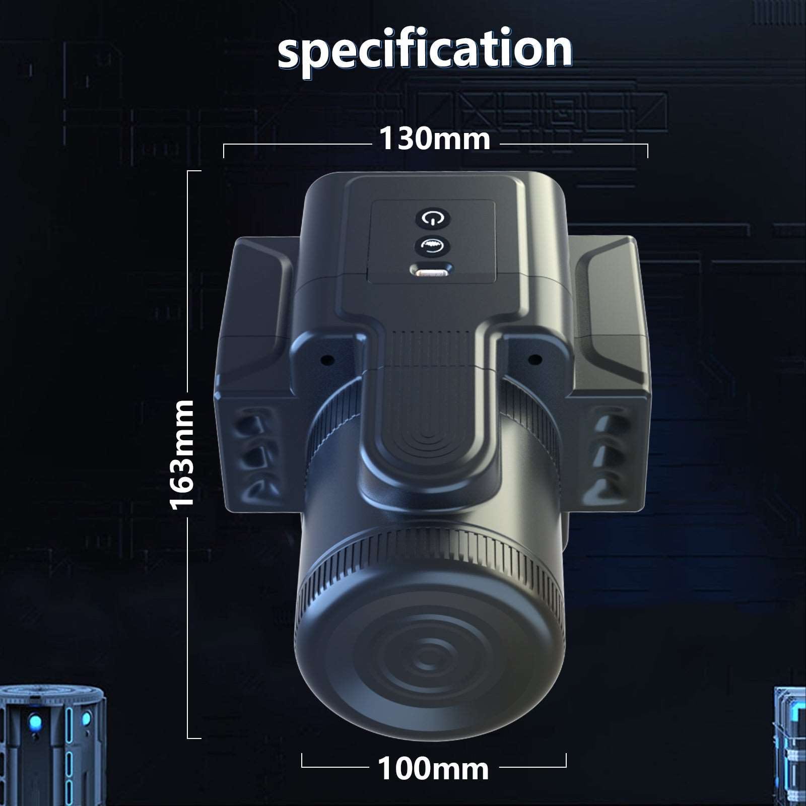Aroselove - Camera 7-Speed Rotating Vibrating Male Masturbator - Aroselove