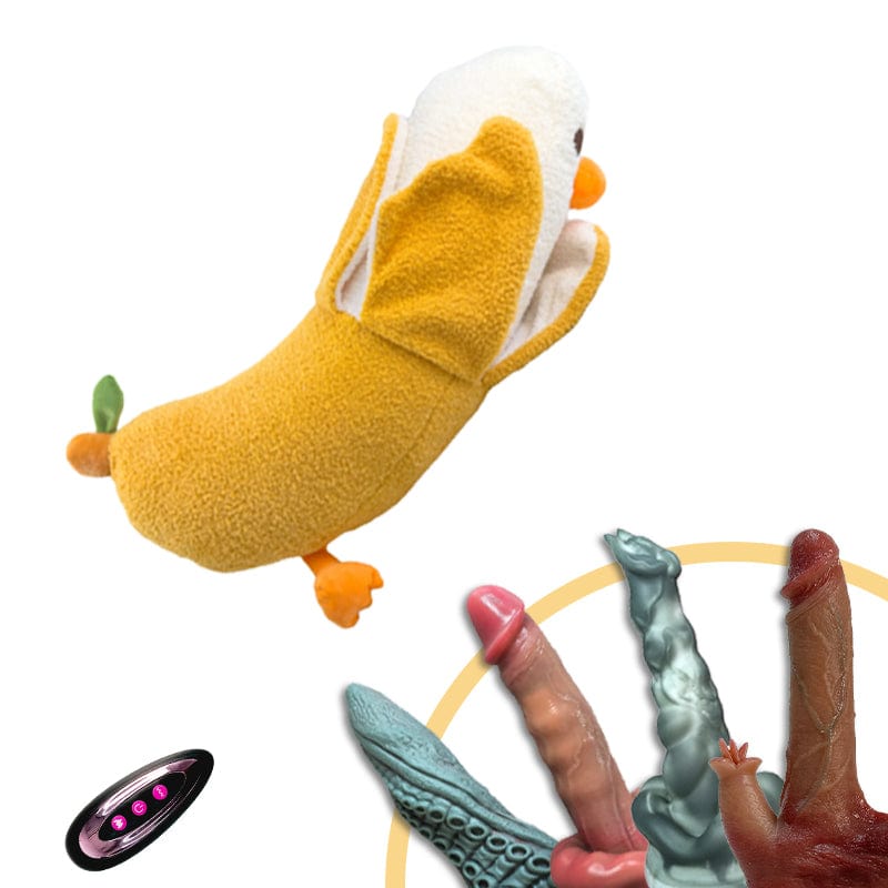 Plush Dildo Machine Thrusting Licking Dildo Machine Sex Toy With Remote Control