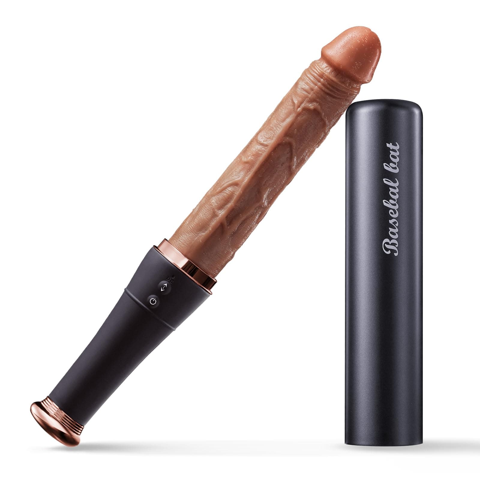 Aroselove - Baseball - Automatic Telescopic Dildo With Tongue Licking And Heating Function - Aroselove