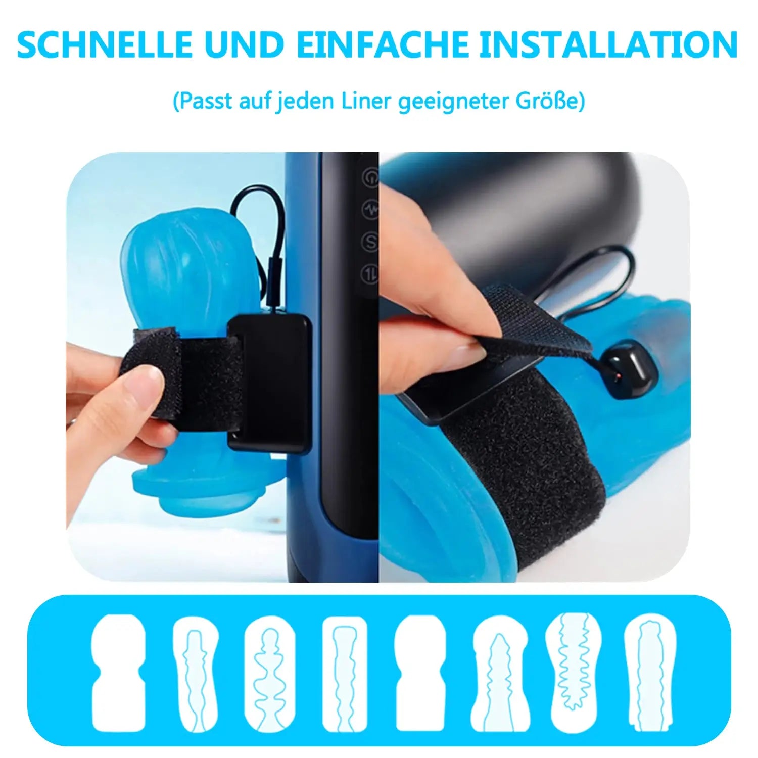 PAPLISS 700 Strokes Per Minute 6 Thrusting 10 Vibrating Masturbation Cup