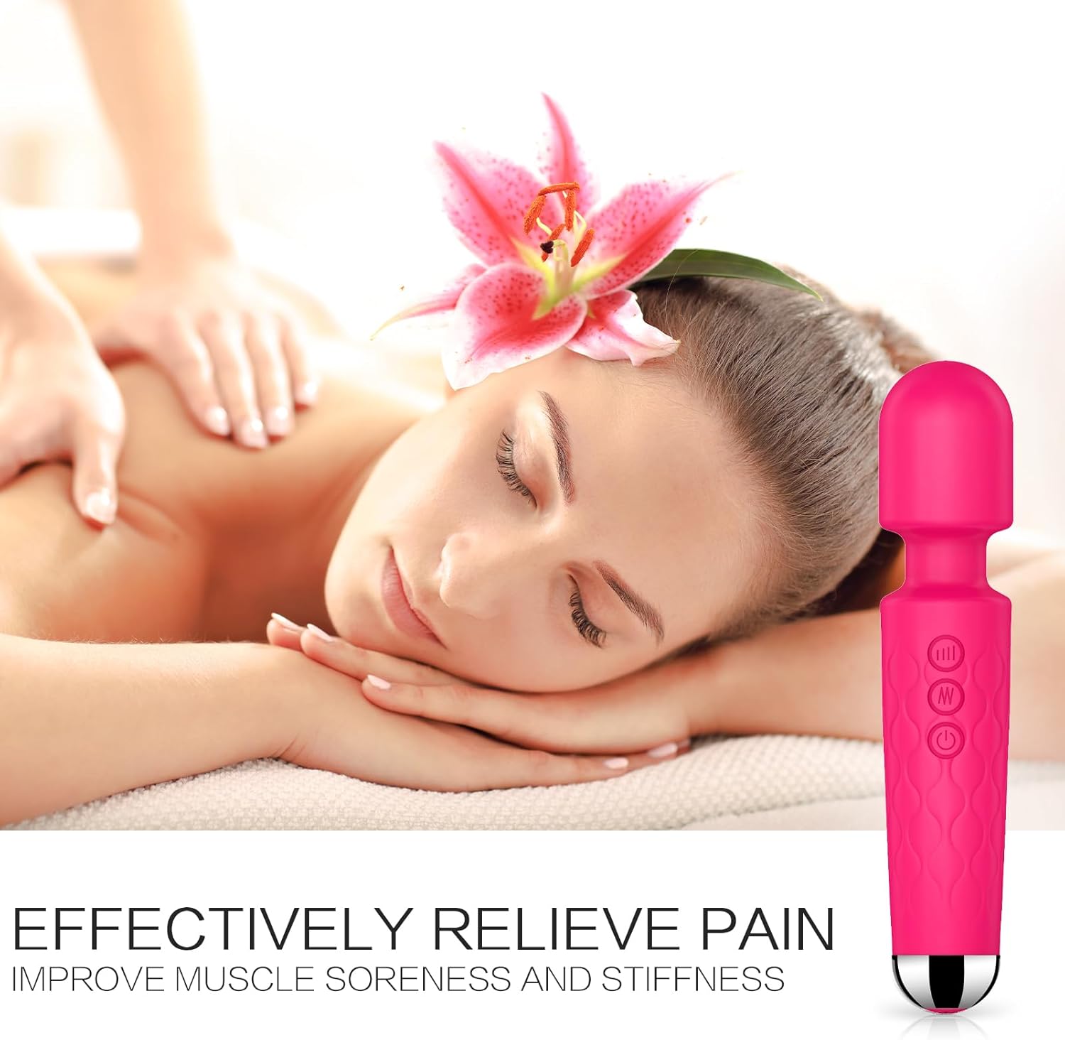 Aroselove Rechargeable Wand Vibrator