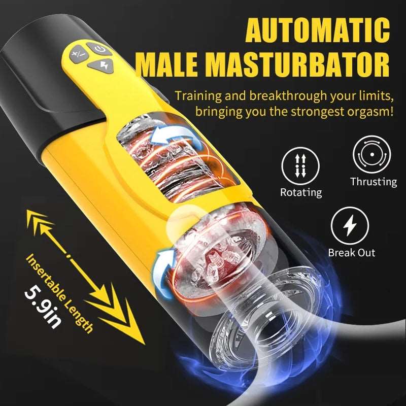 Aroselove - Airplane Cup Masturbator 7 Thrusting Modes 7 Rotation - Aroselove