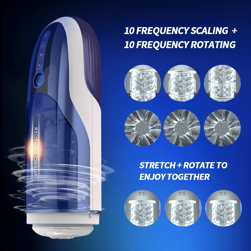 Aroselove - Thrusting Rotation Masturbation Cup Penis Trainer With Voice Function - Aroselove