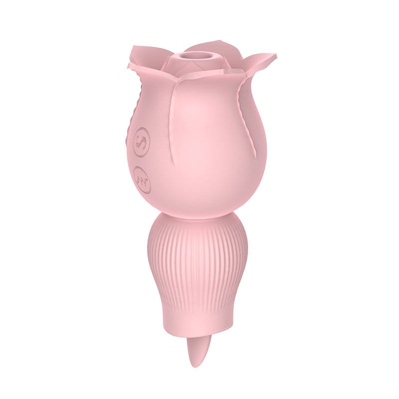 Aroselove - Rose Sucking and Tongue Vibrator 2 in 1 Rose Toy - Aroselove