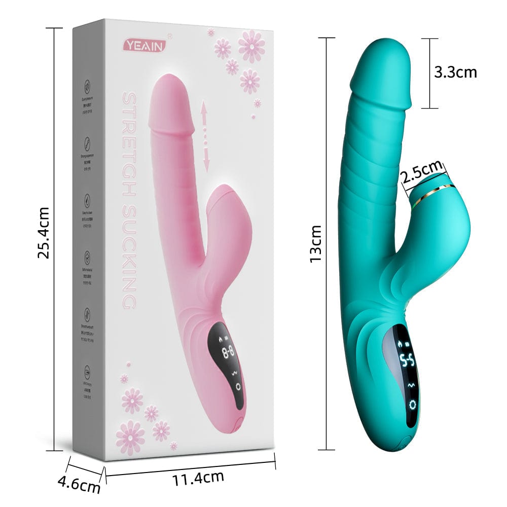 Aroselove - Suck Telescopic Heating Vibrator - Aroselove