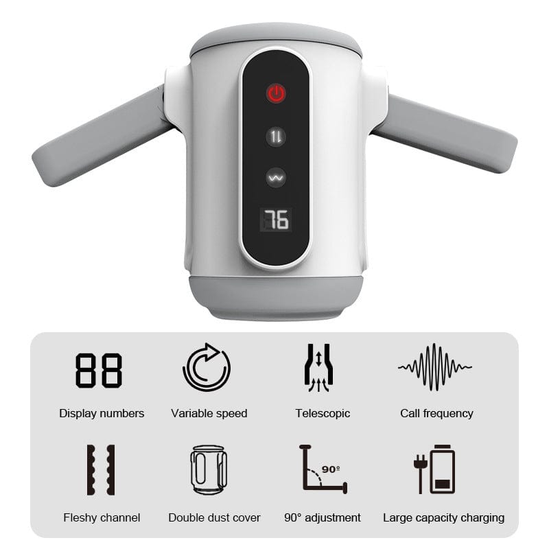 Aroselove - Automatic Male Masturbator for Man: Game Cup Pulse - Telescopic Vibration - Aroselove