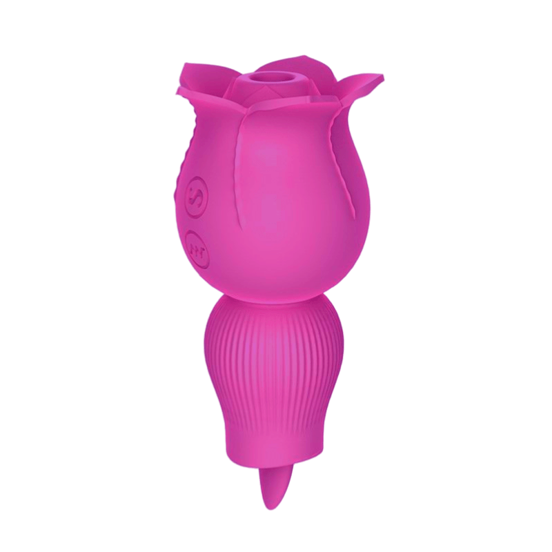 Aroselove - Rose Sucking and Tongue Vibrator 2 in 1 Rose Toy - Aroselove