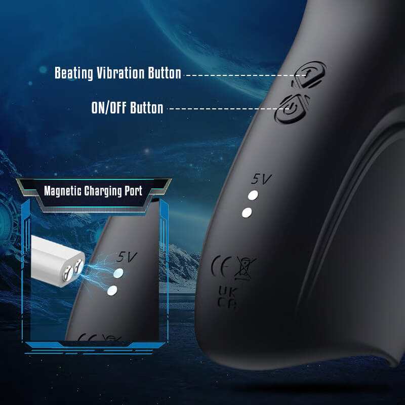 ALIEN Automatic Adjustable Buckle 10 Vibrating Modes Masturbation Cup