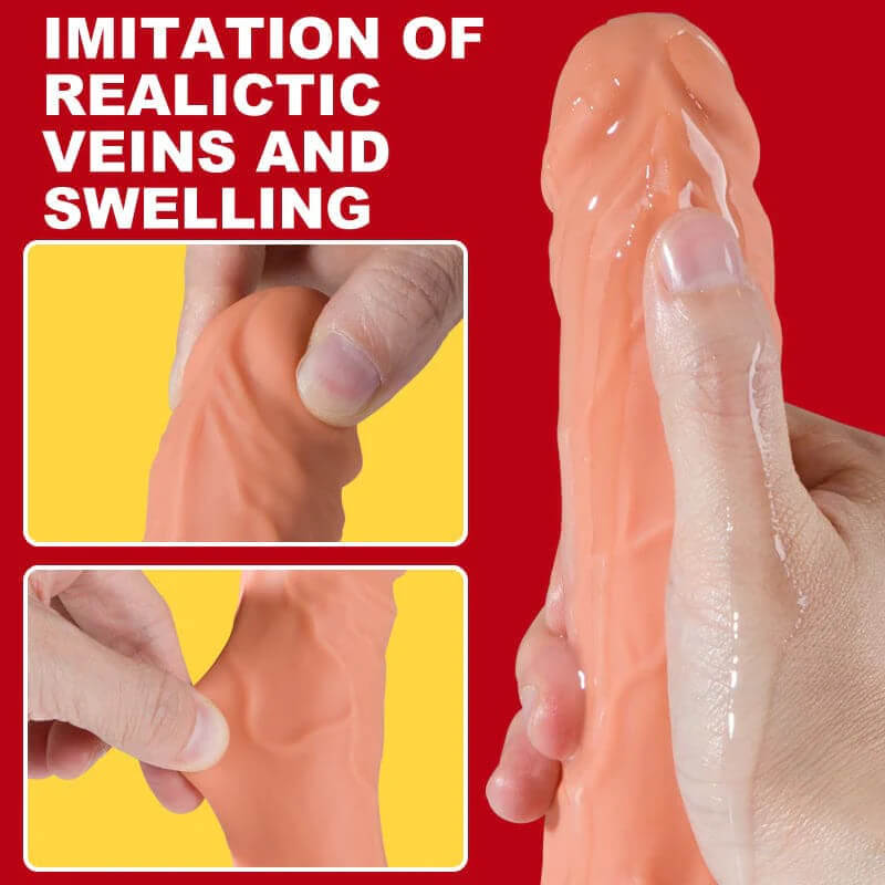 Adam – Suction Cup Realistic Thrusting Vibrating Dildo