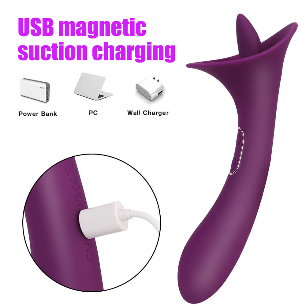 Adele – Clit Licking Tongue Vibrator with G Spot Stimulator