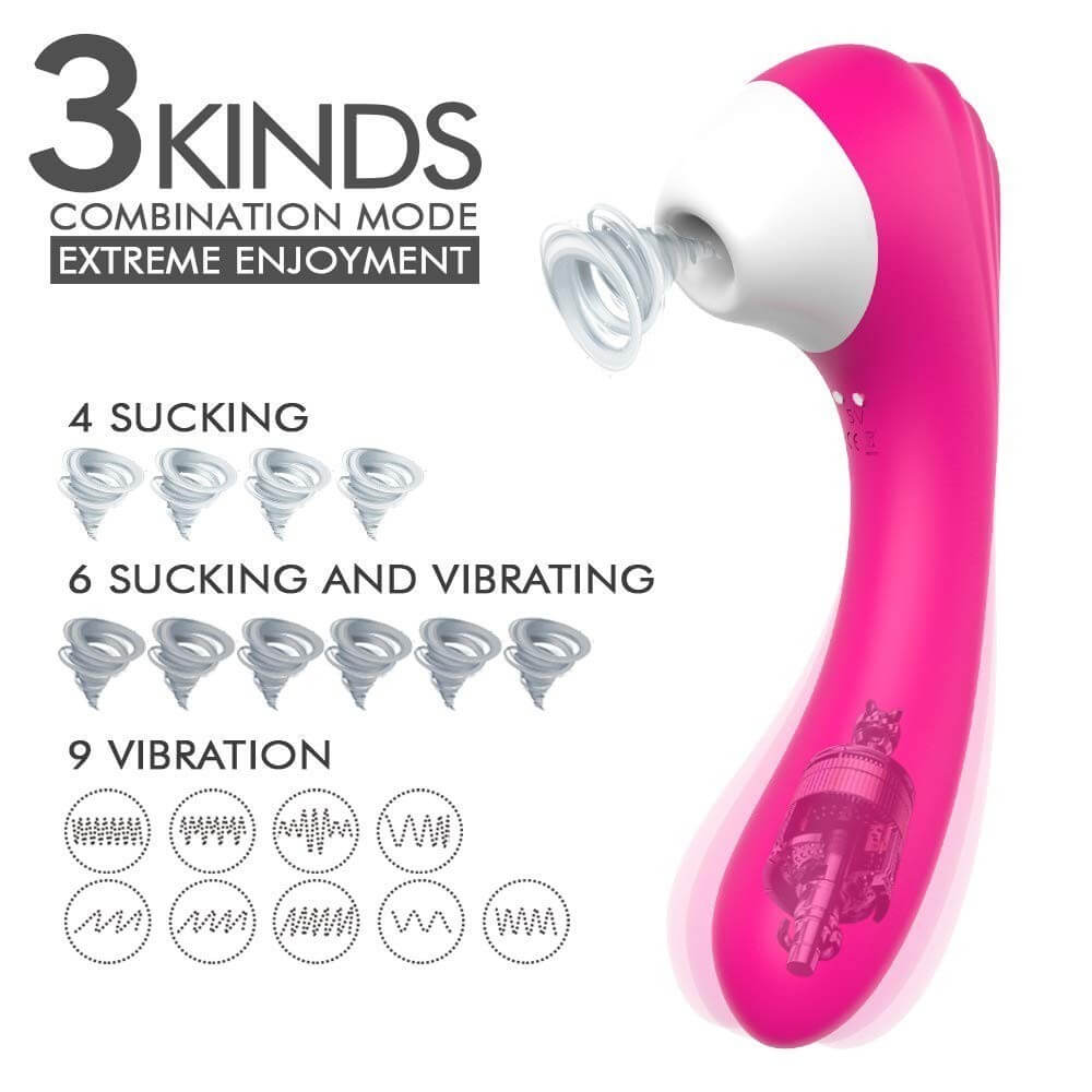 Savor – Air Pulse Clit Stimulator with Vibrating Dildo