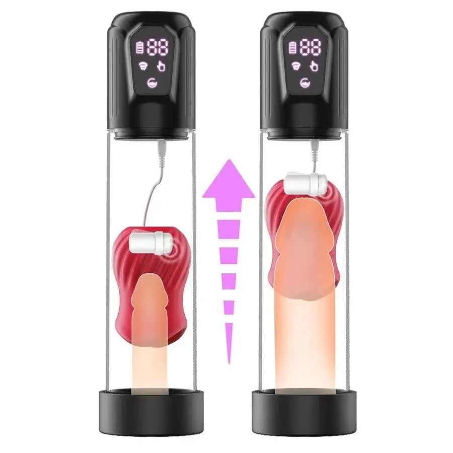 Alexander 7 Vibrating & 5 Sucking Penis Pump Vacuum Suction Male Penis Extender