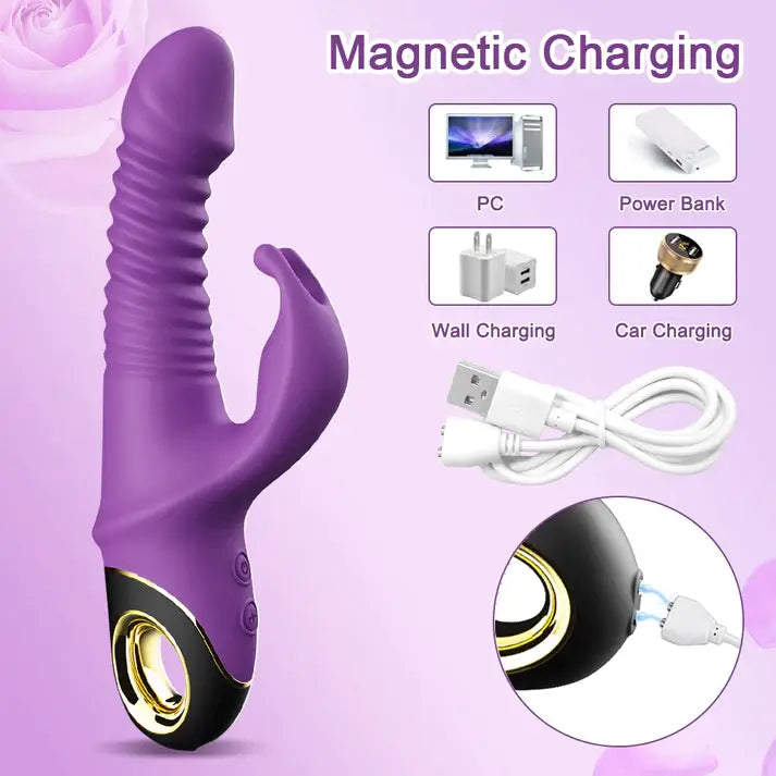 BADDIE POWER THRUST RABBIT VIBRATOR