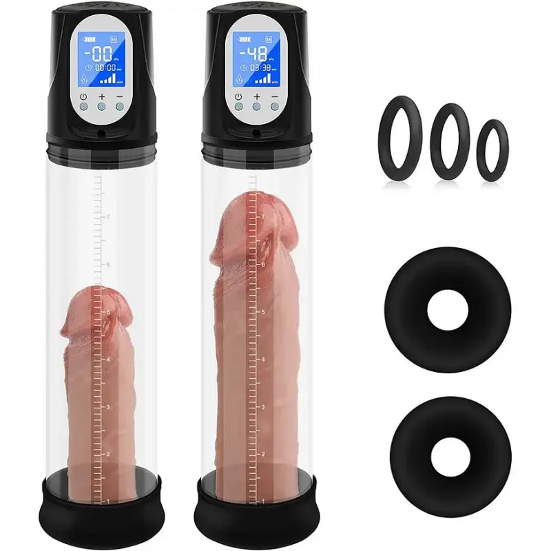Baker C Penis Vacuum Pump Cock Extender Enlarger Pump with 4 Intensities