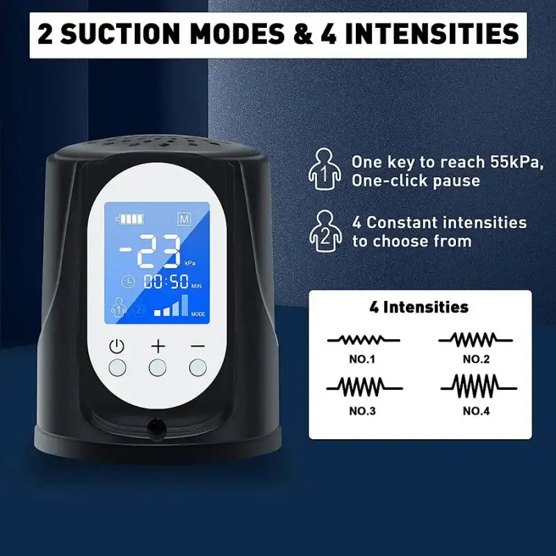 Baker C Penis Vacuum Pump Cock Extender Enlarger Pump with 4 Intensities