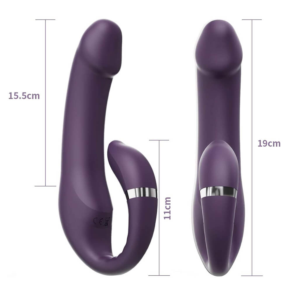 Bestvibe – 3 IN 1 Elegant G-Spot Heating Vibrator Clit Rubbing Massager