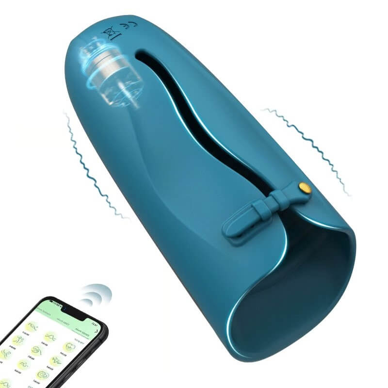 Bestvibe Belt Design Pulsing Slapping Vibration APP Control Male Masturbator Penis Vibrator Trainer