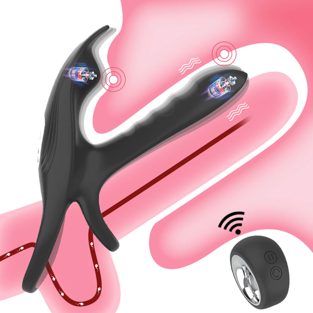 Black Fox C Vibrating Girth Enhancer Penis Sleeves