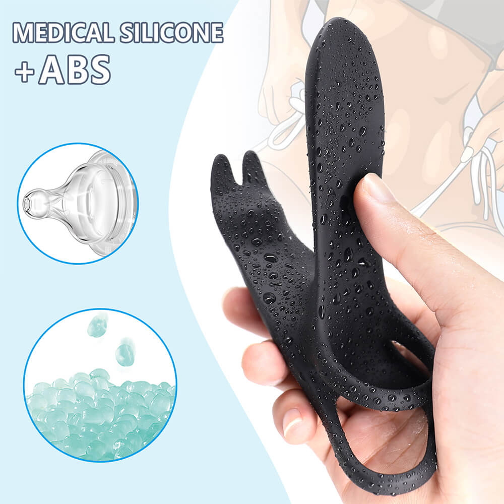 Black Fox C Vibrating Girth Enhancer Penis Sleeves
