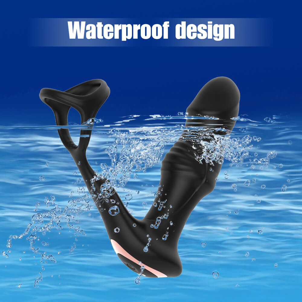 Blossom C 9 Wriggling Swaying Male Prostate Toy with Big Glans