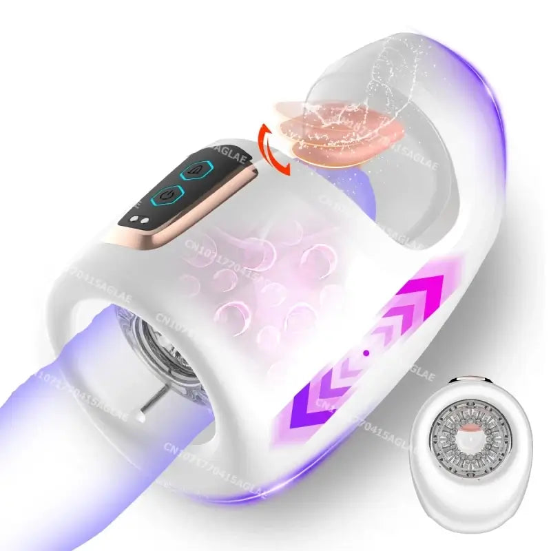 Blowjob Queen 10 Tapping Thrusting Male Glans Training Stimulator