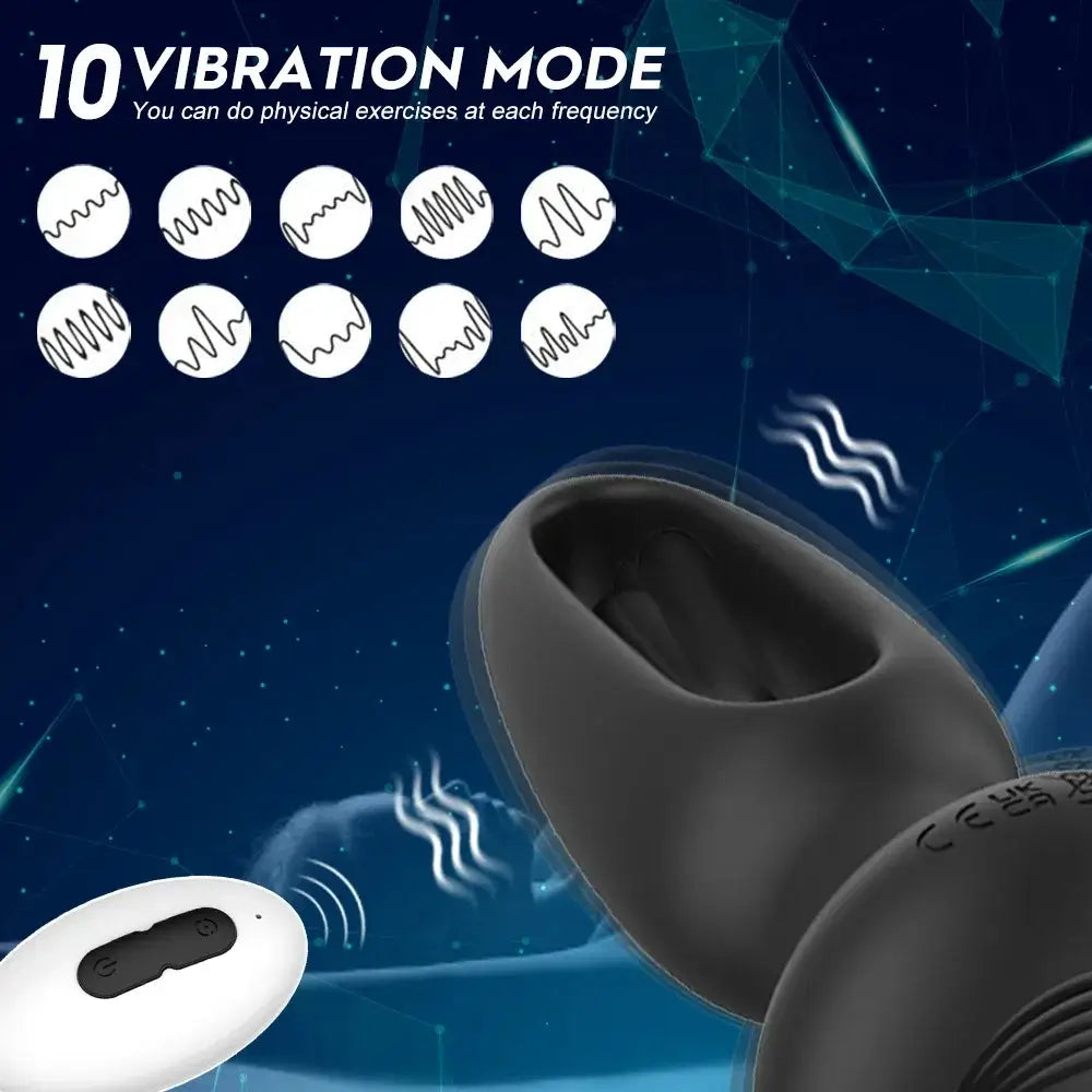 Taper C Tapping Prostate Massager Butt Plug Anal Vibrator