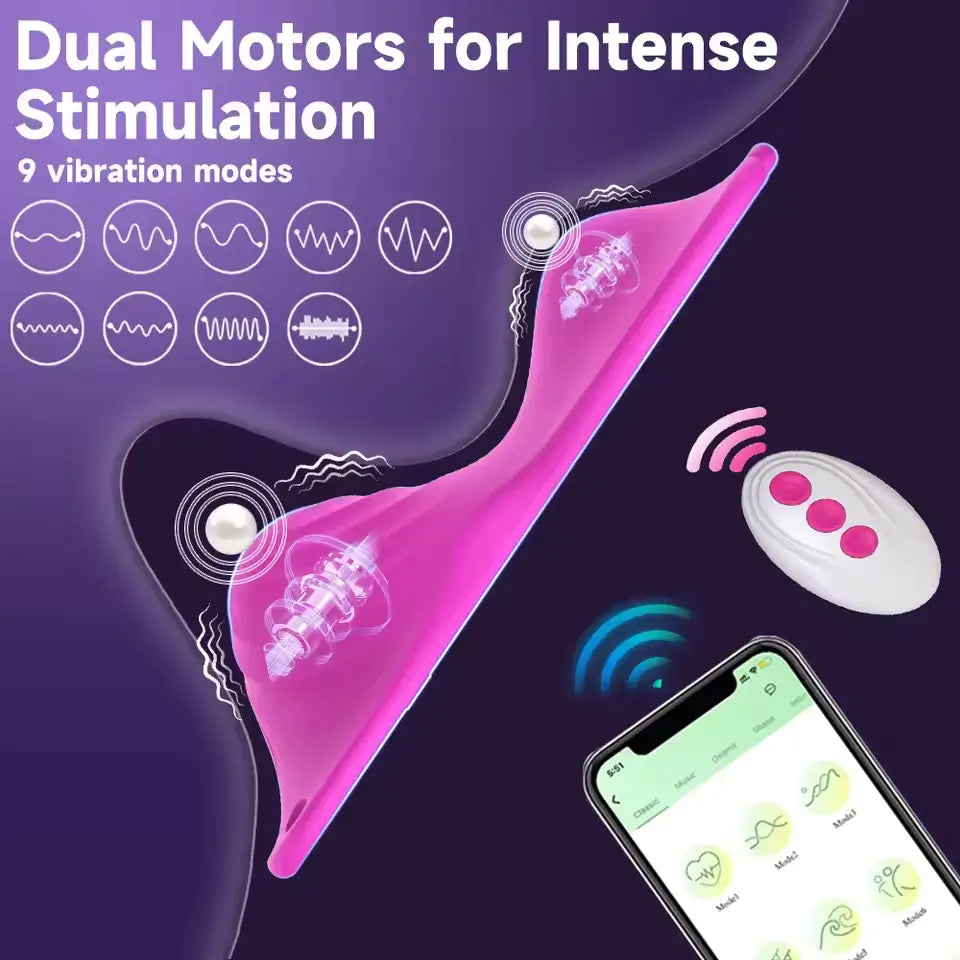 Butterfly APP Remote Control Wearable Clit Vibrator