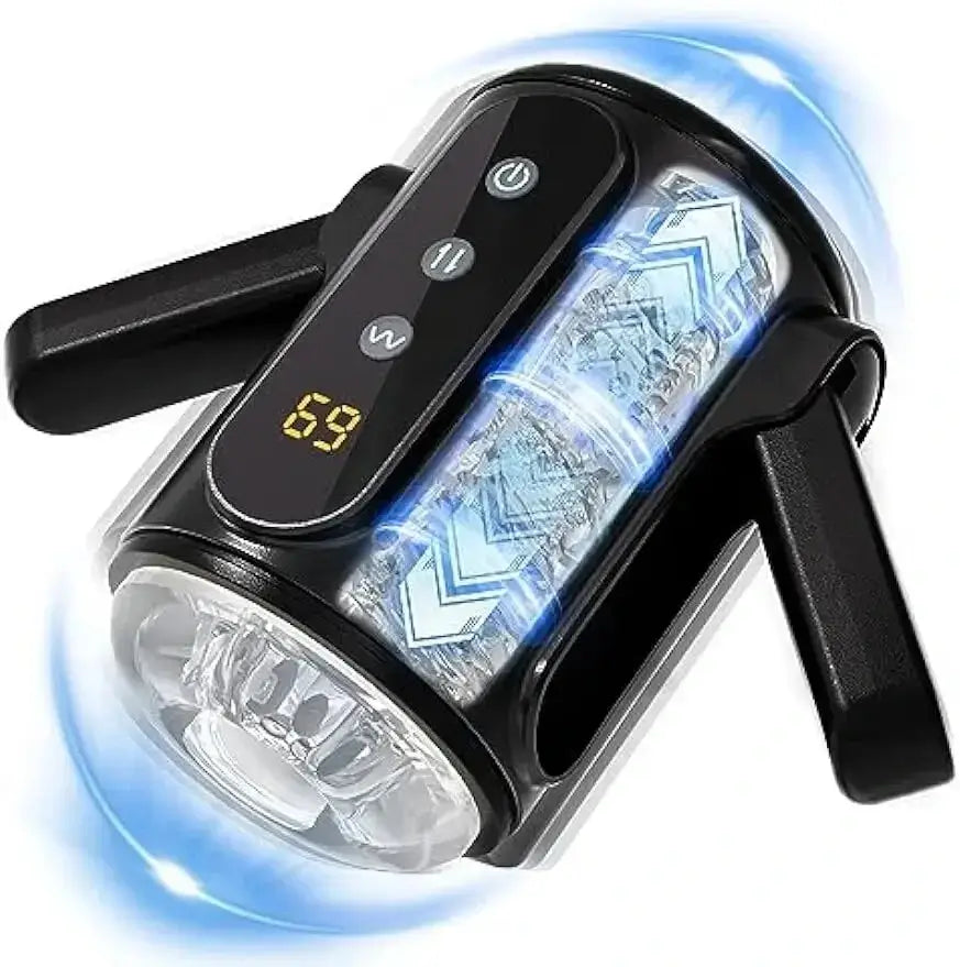 Calvin 9 Thrusting & Vibrating Massage Training and Masturbation 2 IN 1 Sex Toy