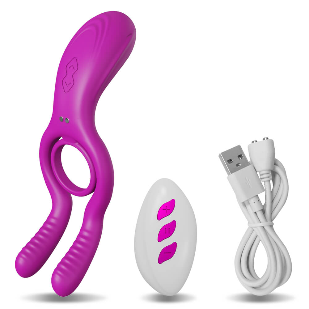 Casey – Remote Control Testicle Clit Vibrator & Cock Ring