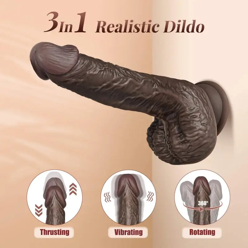 Chimp 8 Thrusting Swinging Dildo 8.93 INCH